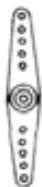 FUTABA PCM 1024A - •SPLINED HORN - 9