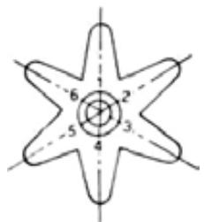 FUTABA PCM 1024A - •SPLINED HORN - 4