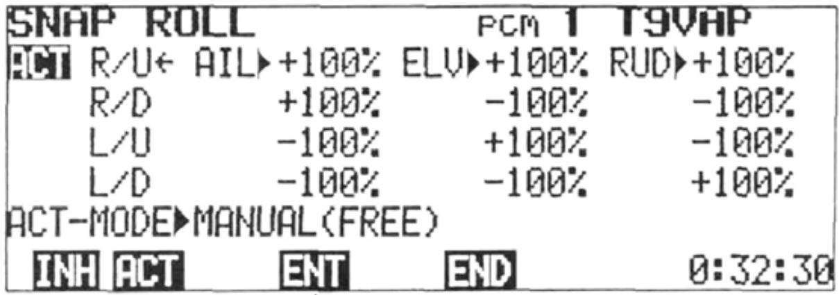 FUTABA PCM 1024A - SNAP ROLL - 1
