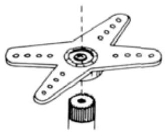 FUTABA PCM 1024A - •SPLINED HORN - 1