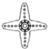 FUTABA PCM 1024A - •SPLINED HORN - 5