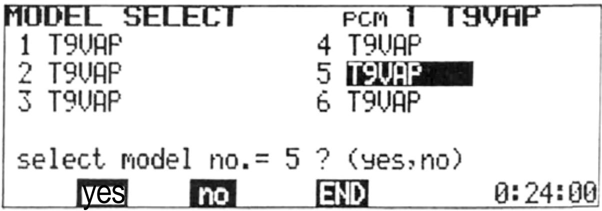 FUTABA PCM 1024A - Setting Method - 1