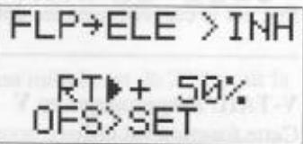 FUTABA T7CAP - Réglage de la fonction FLP->ELE - 1