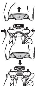 PANASONIC LV95 - Fixer la section de la grille de protection - 1