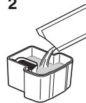 PANASONIC LV95 - Gießen Sie Wasser und Reinigungsmittel in die Reinigungsflußigkeitseinheit. - 2