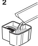 PANASONIC LV95 - Pour tap water and detergent into the cleaning liquid unit. - 2