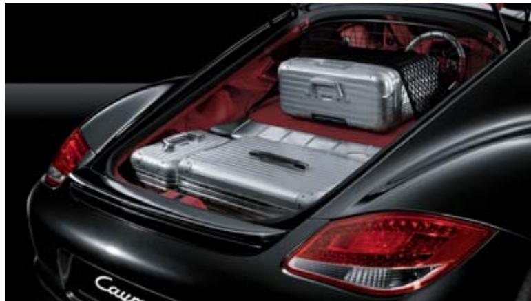 PORSCHE CAYMAN - Coffre arrriere. - 2