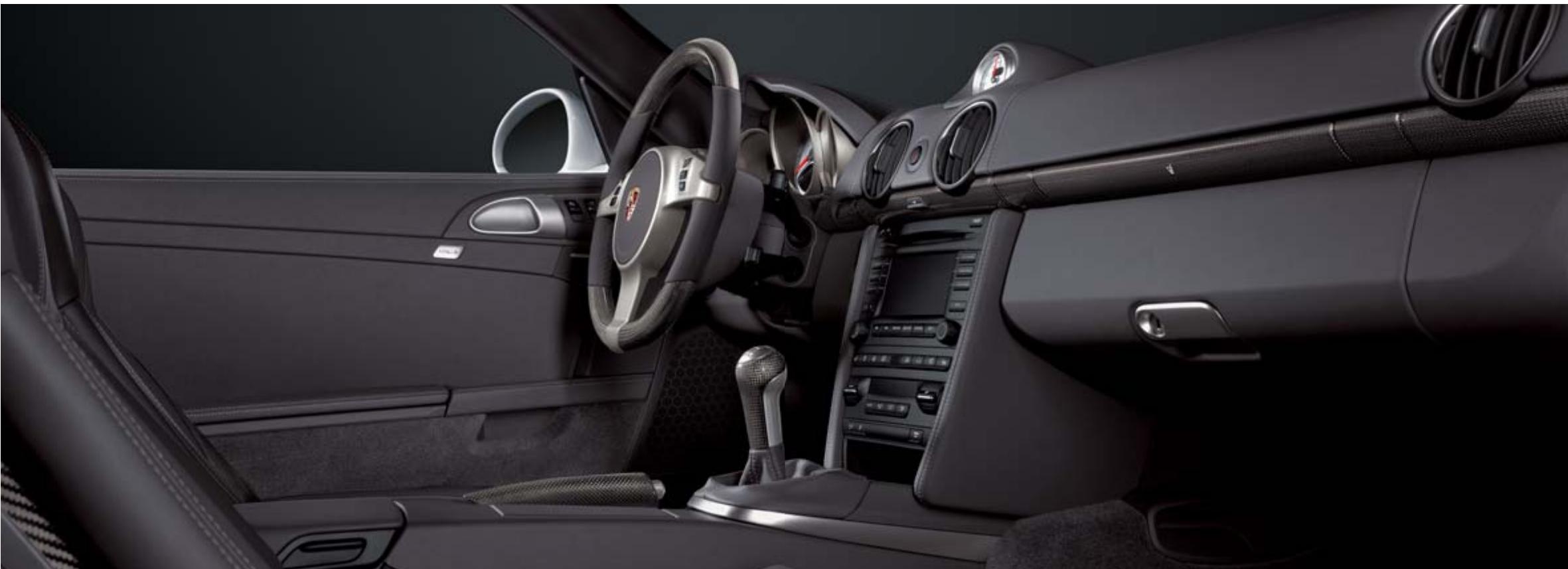 PORSCHE CAYMAN - Le comfort des nouveaux modès Cayman. - 1