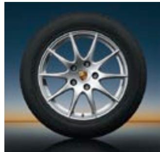 PORSCHE PANAMERA 4S - Les jantes et le système de contrôle de la pression des pneus. - 1