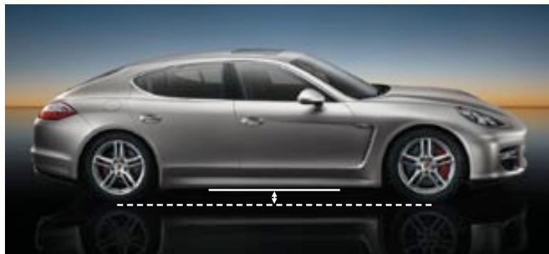 PORSCHE PANAMERA S - Niveau surbaissé. - 1
