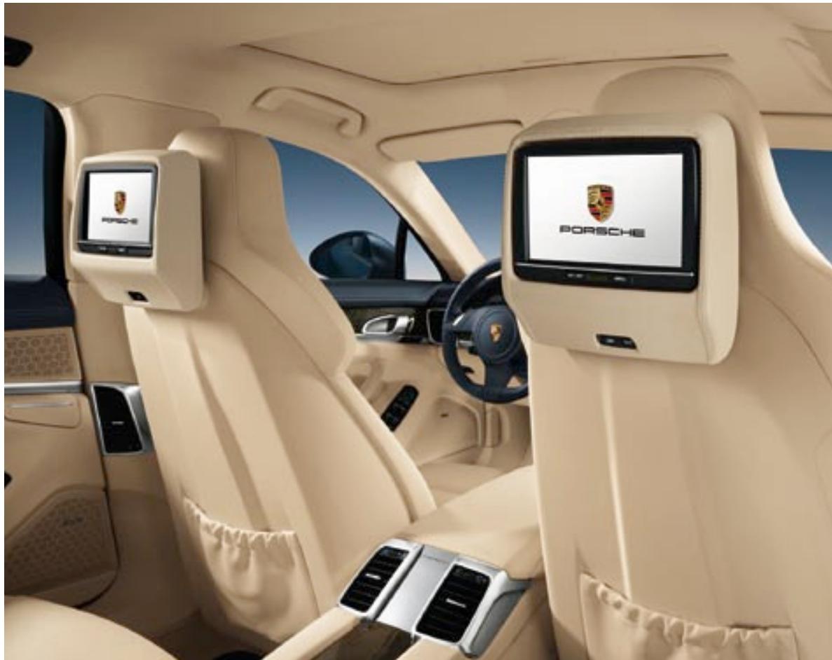 PORSCHE PANAMERA S - Module de divertissement pour places arrête. - 1