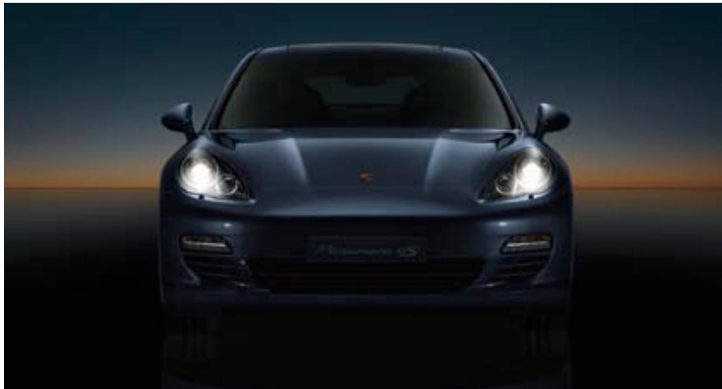 PORSCHE PANAMERA TURBO - L'éclairage. - 2