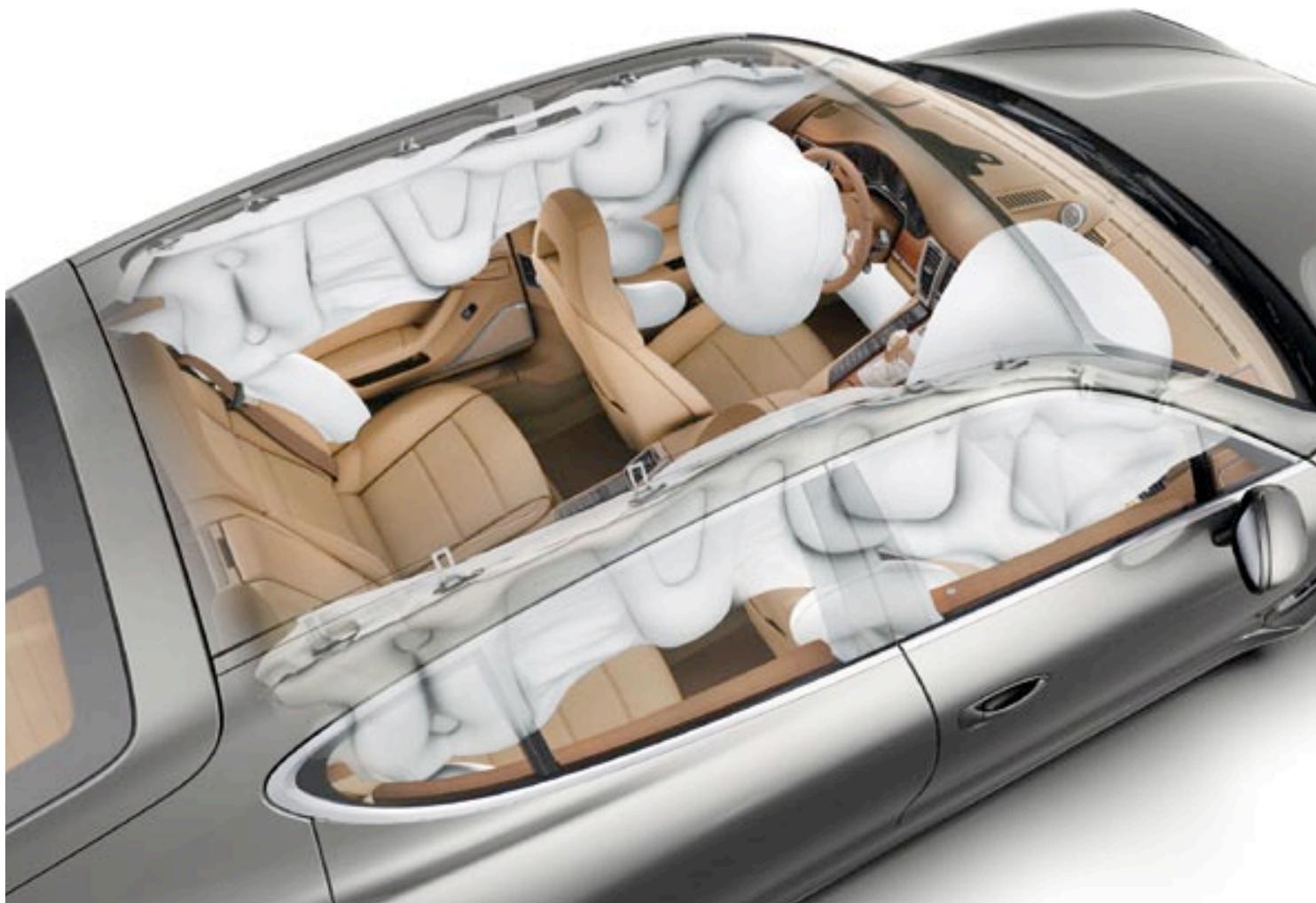 PORSCHE PANAMERA TURBO - Les airbags. - 1