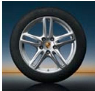 PORSCHE PANAMERA TURBO - Les jantes et le système de contrôle de la pression des pneus. - 2