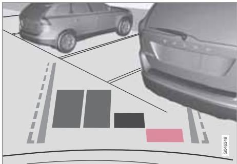 VOLVO V40 - Voitures équipées de capteurs d'aide au stationnement* - 1
