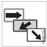 VOLVO V40 - Informations sur la signalisation routière - RSI* - 1