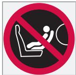 VOLVO V40 - Autocollant coussin gonflable - 1