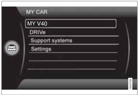 VOLVO V40 - Chemins de recherche - 1