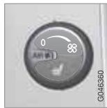VOLVO V40 - Bouton de ventilation pour ETC - 1