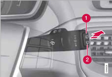 VOLVO V40 - Essuie-glace et lave-glace de la lunette arrière - 1