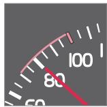 VOLVO V40 - Activer et régler la sensibilité - 3