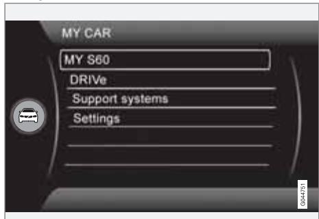 VOLVO V40 - Informations et réglages complémentaires - 1