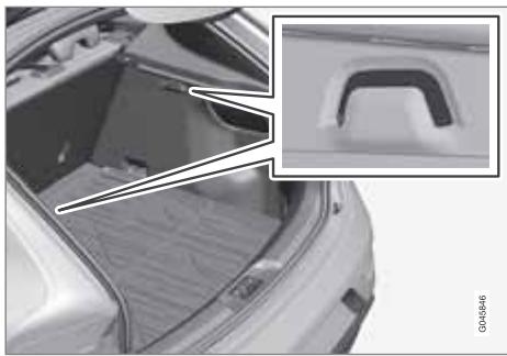 VOLVO V40 - Dispositif de retenue pour sacs à provisions - 1