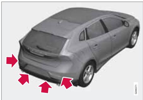 VOLVO V40 - Nettoyage des capteurs - 2