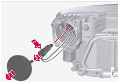 VOLVO V40 - Indicateurs de direction/clignotants avant - 1