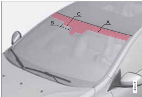 VOLVO V40 - Pare-brise athermique* - 1
