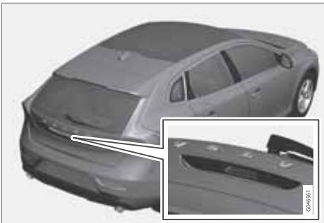 VOLVO V40 - Ouverture manuelle - 1