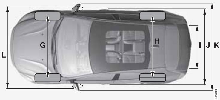 VOLVO V40 - Poids et cotes - 1
