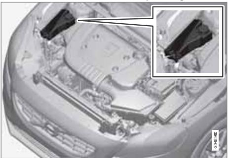 VOLVO V40 - Contrôle de niveau et replissage - 1