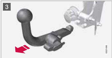 VOLVO V40 - Conduite avec une remorque - 2
