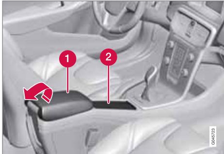 VOLVO V40 - Console du tunnel - 1