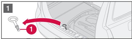 VOLVO V50 - Élément de remorquage - 1