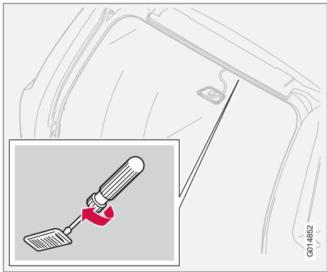 VOLVO V50 - Compartiment à bagages - 1