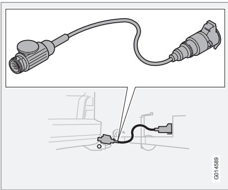 VOLVO V50 - Cable de remorque - 1