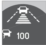VOLVO V60 - Régler la distance temporelle - 1