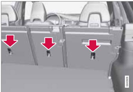 VOLVO V60 - Points de fixation supérieure pour sièges infantiles - 1