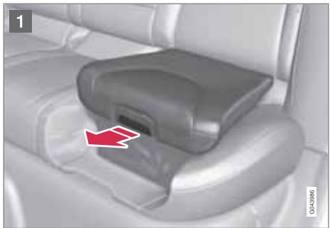 VOLVO V60 - Abaisement du coussin rehausseur 2 niveaux - 1