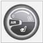 VOLVO V60 - Bouton de ventilation pour ETC - 1