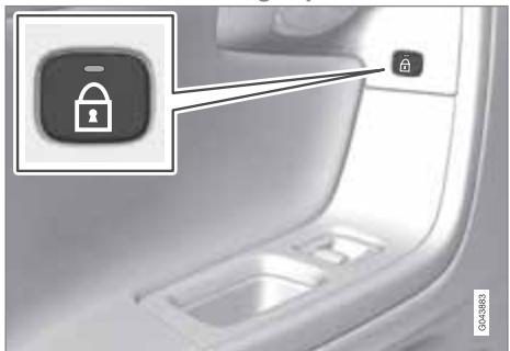 VOLVO V60 - Bouton de verrouillage* portes arrière - 1