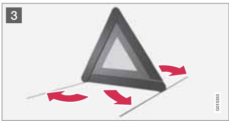 VOLVO XC60 - Triangle de présignalisation et trousse de premier secours* - 2