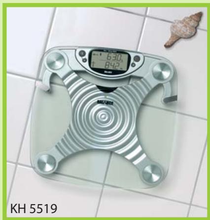 BALANCE KH 5518 BODY FAT, MUSCLE MASS AND WATER ANALYSIS SCALES - 2