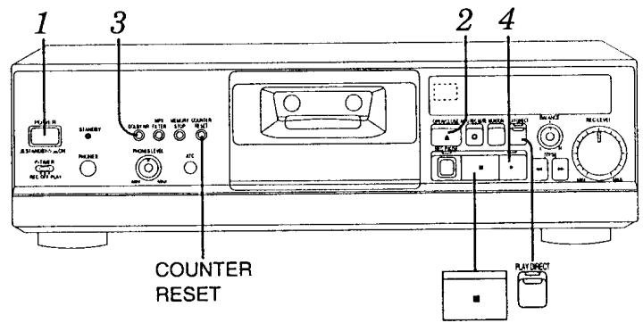 TECHNICS RS-AZ7 - Branchement du cordon d'alimentation - 4