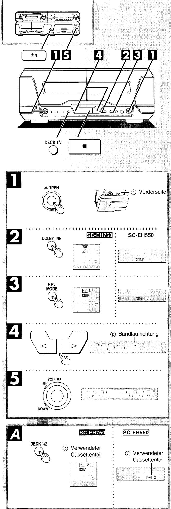 TECHNICS SC-EH550 - Zum Einprogrammieren des laufenden Titels: - 1