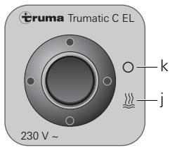 TRUMA TIC C 3402 - Lámpara de control rojo „Perturbación" - 2
