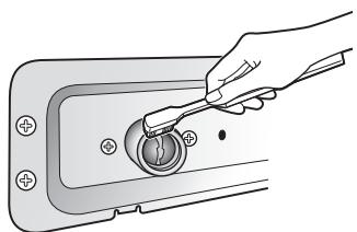 PANASONIC NA-148VG4 - Nettoyage du filtre d'alimentation en eau - 1