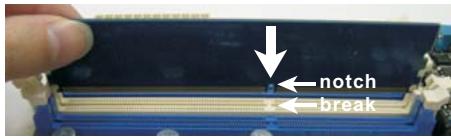 ASROCK H61DEL,  H61M-DG3/USB3,  H61M-DGS,  H61M-GE,  H61M-GS,  H61M-PS4,  H61M-S,  H61M-VG3 - Installing a DIMM - 3